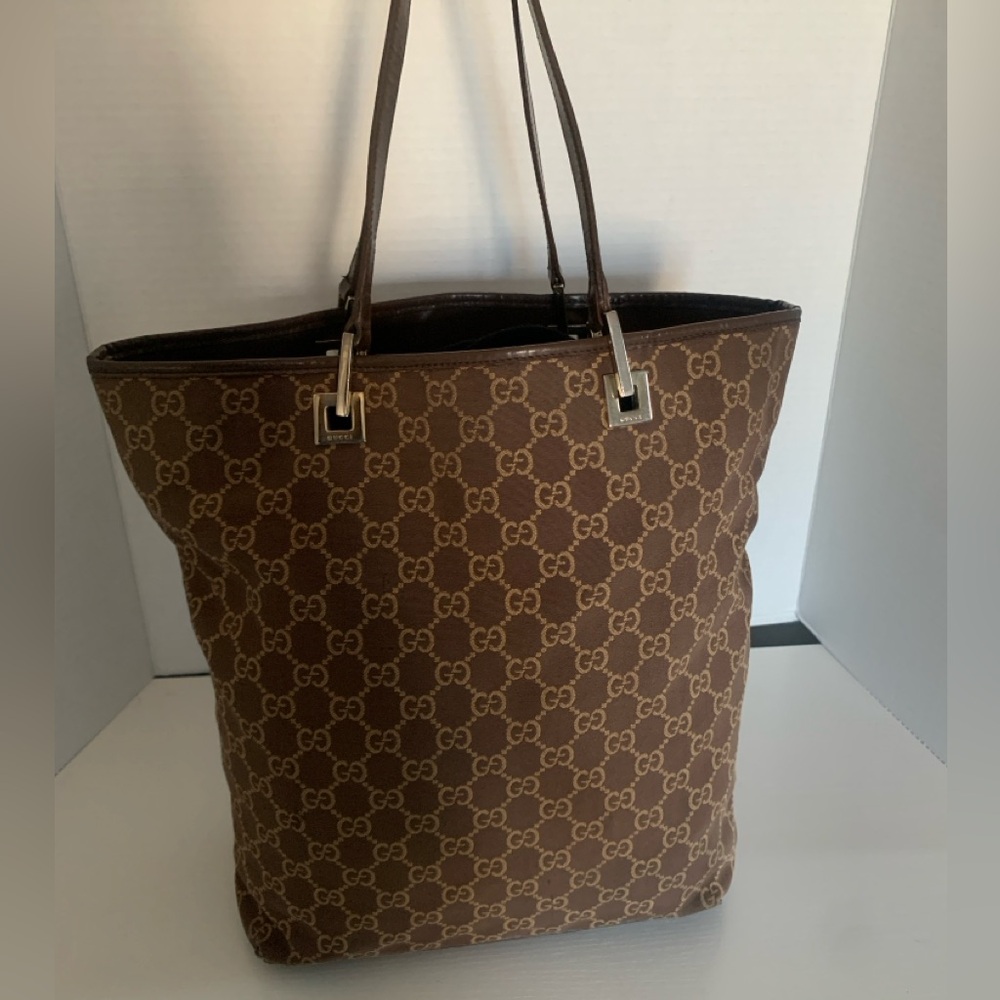 Gucci Brown GG Canvas Tote